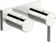 HANSA-Einhebelmischer-Fertigmontageset-fuer-Wanne-Brause-HANSALOFT-5764-Rosette-eckig-4-0-Plattform-Chrom-57649583 gallery number 1